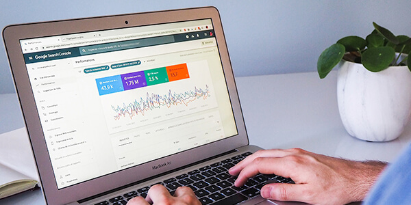 Google Search Console auf Macbook Air