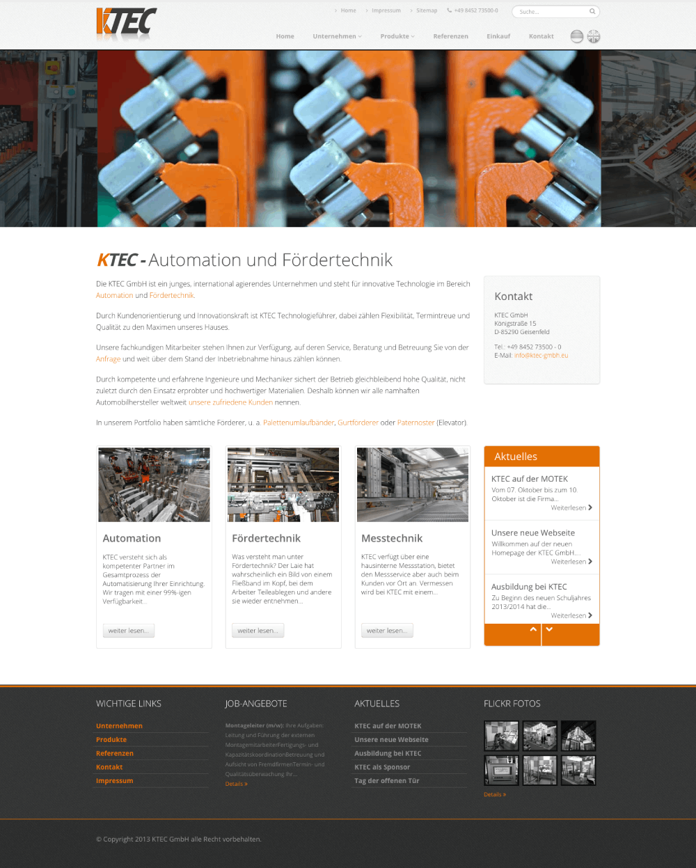KTEC Automation und Fördertechnik