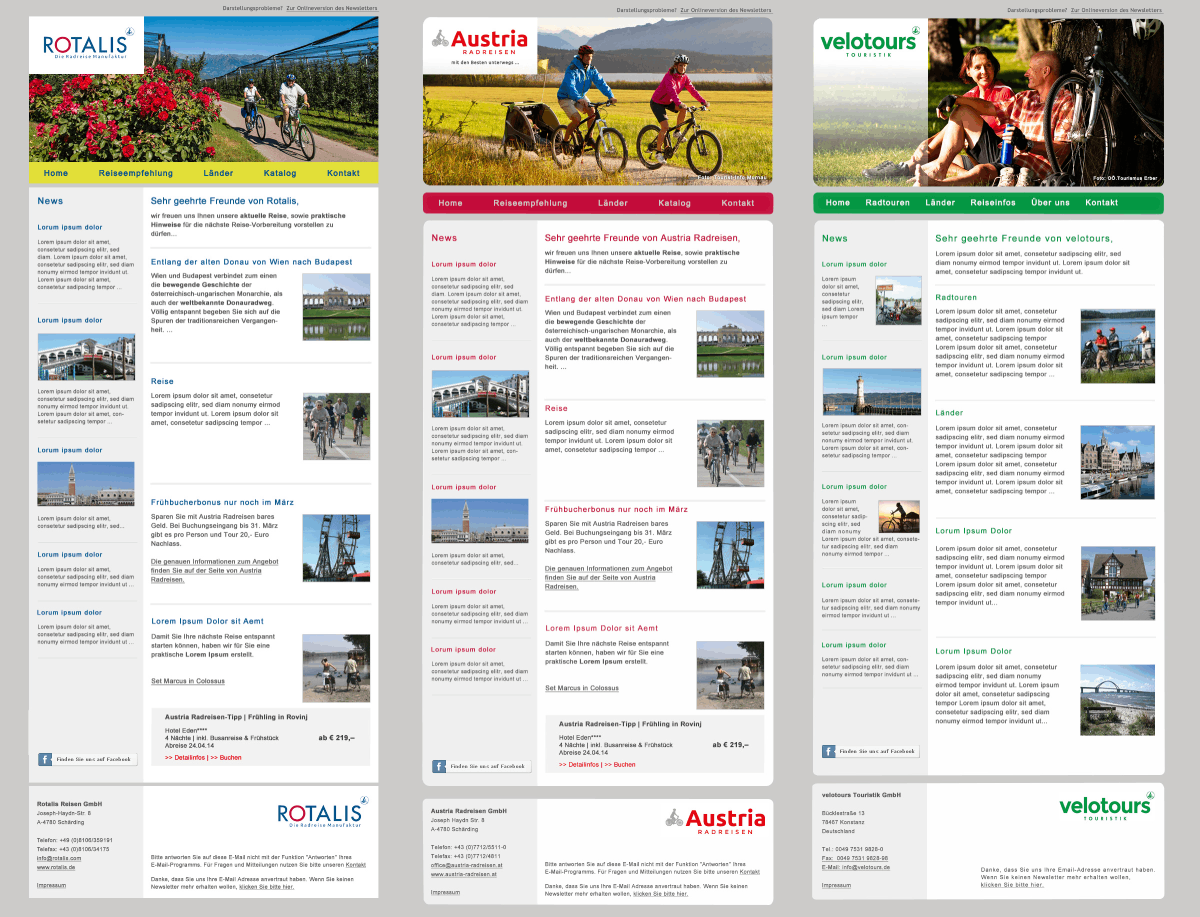 TYPO3 Newsletter Templates