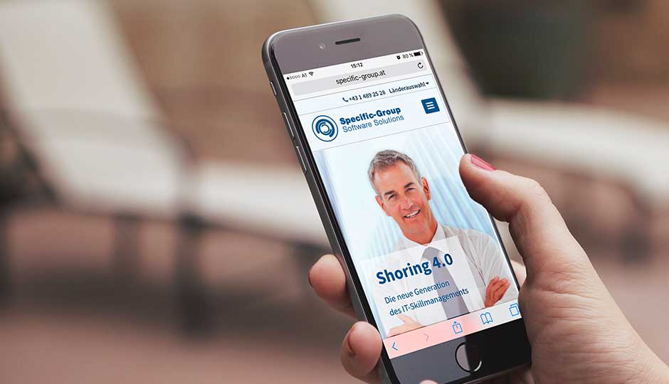 Webdesign, TYPO3, SVG Animationen, Custom Content Elements, Specific Group Austria GmbH