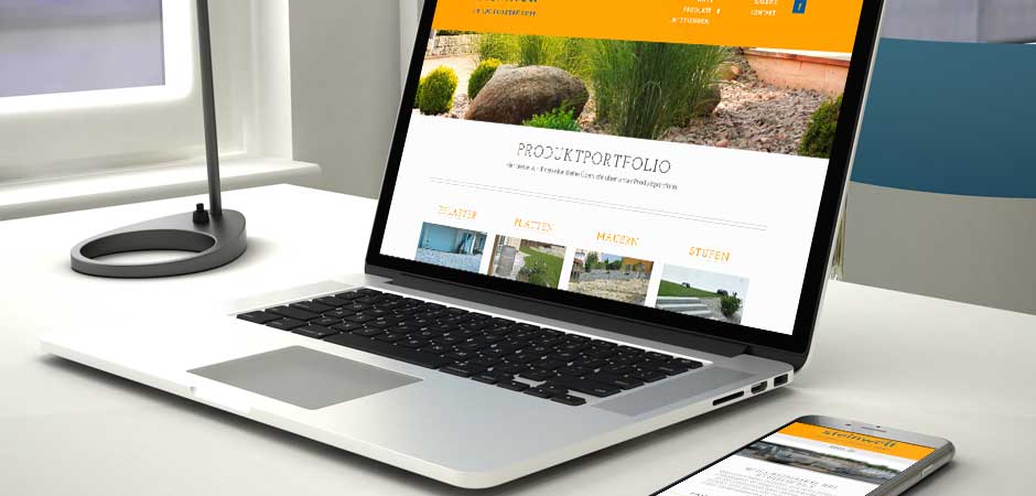 Steinwelt Landshut – responsive TYPO3 Website