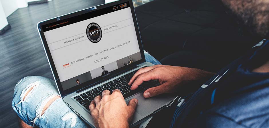 Loft-Store Passau, Responsive WordPress Website