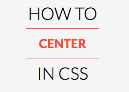 How to center in CSS Typografie