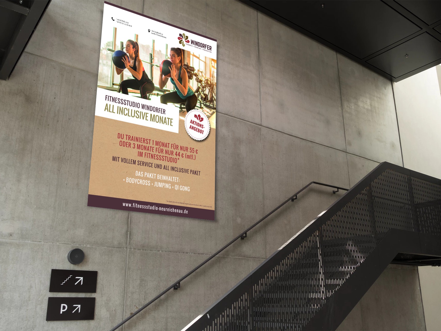 Windorfer Corporate Design Plakat Mockup
