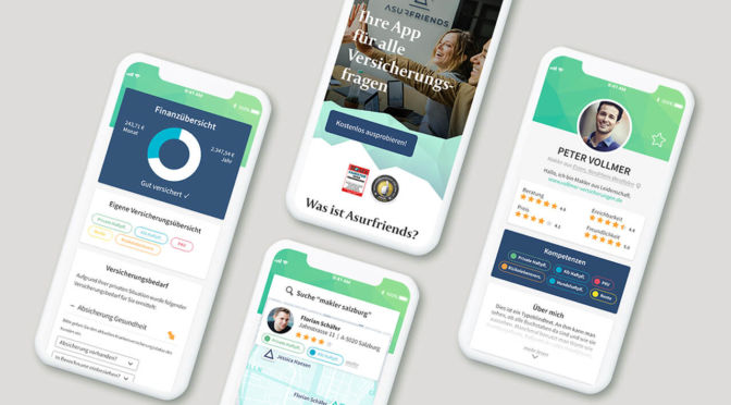 Asurfriends APP Design & Corporate Design