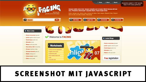 Javascript Screenshot