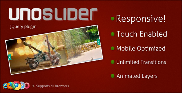 unoslider jQuery plugin (Bild + Text)