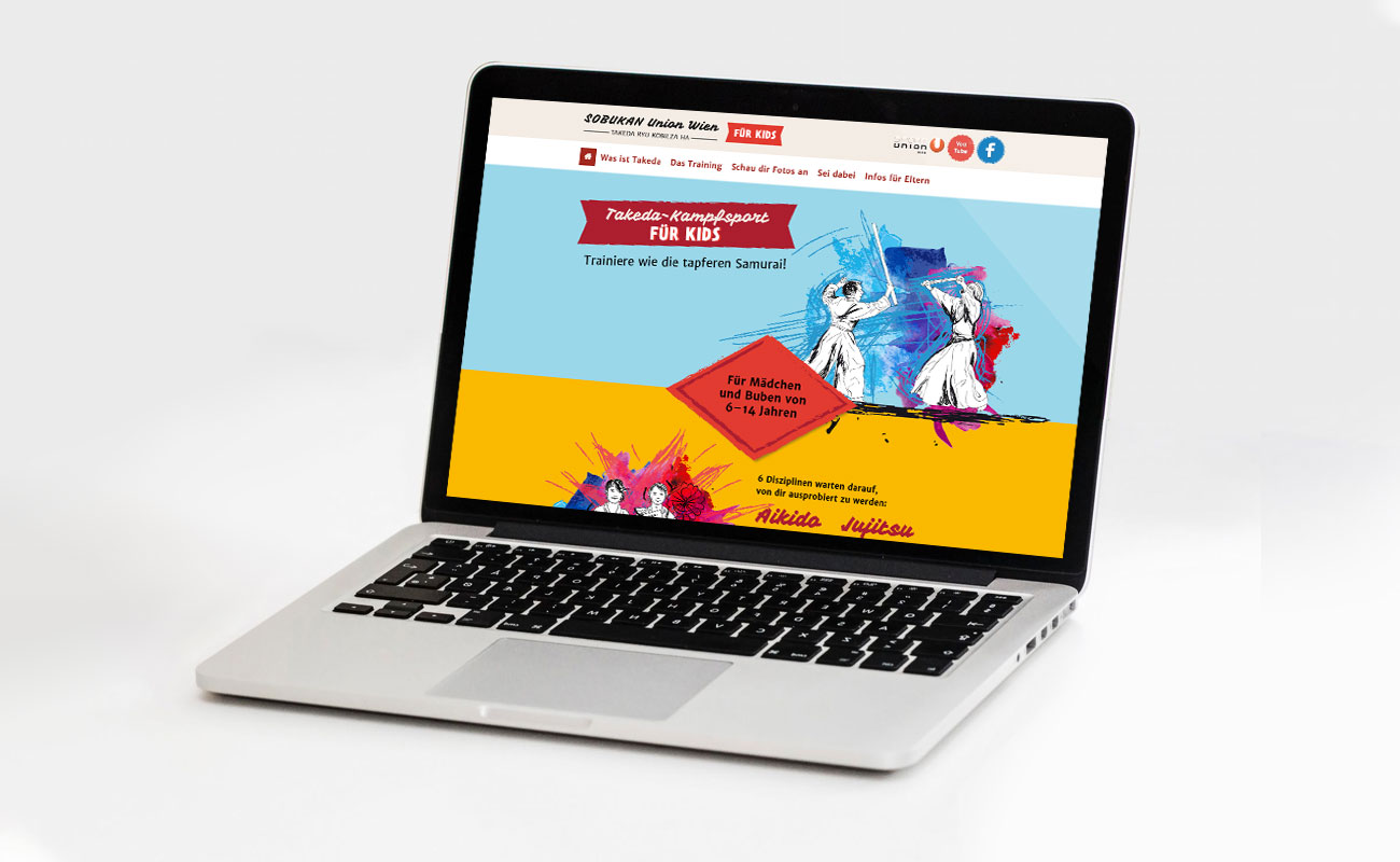 Die Homepage von Takeda auf einem Laptop-Bildschirm
