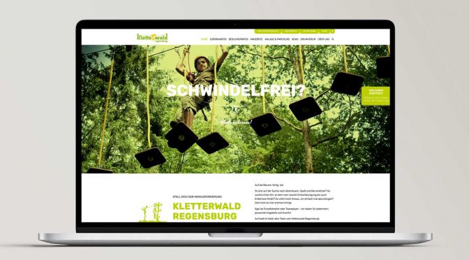 Kletterwald Regensburg | Responsive WordPress Website