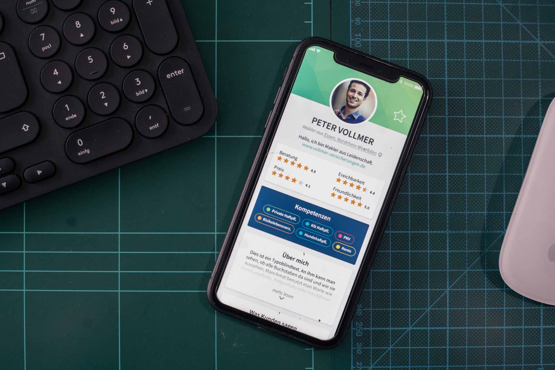 Asur App Entwicklung Mobile Mockup