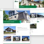 Schwarz Immobilien site layout Webdesign Mockup