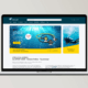 Die Homepage von Sport Eder auf dem Bildschirm des Laptops