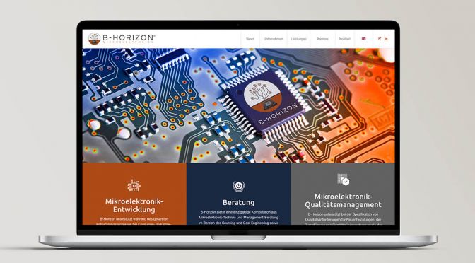 B-Horizon GmbH | Corporate Design und Responsive Wordpress Website