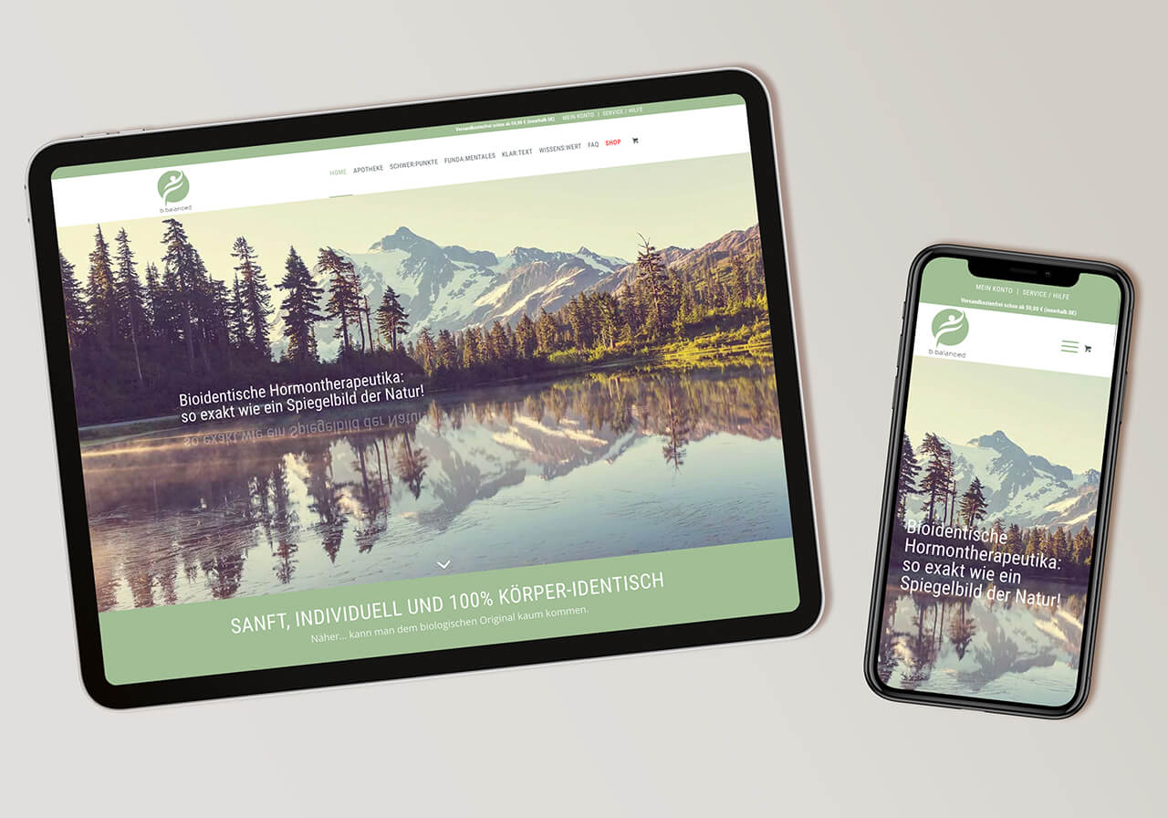 St. Gallus Webdesign Tablet und Mobile Mockup