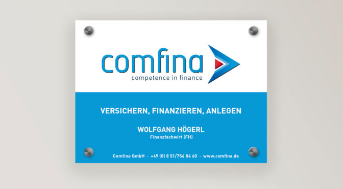 Comfina | Firmenschild