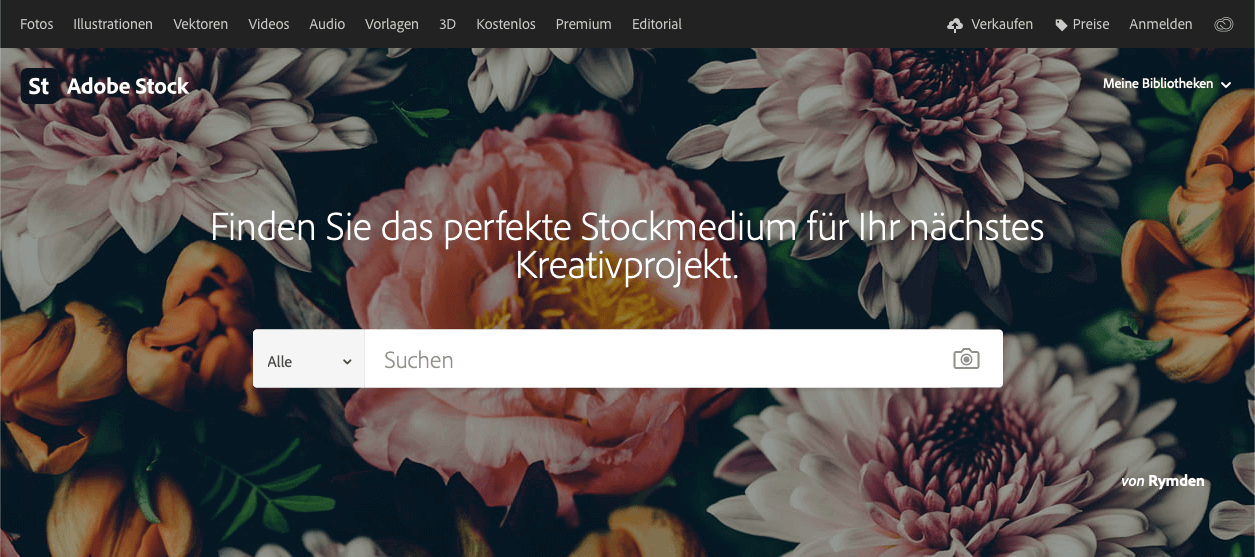 adobe stock screenshot