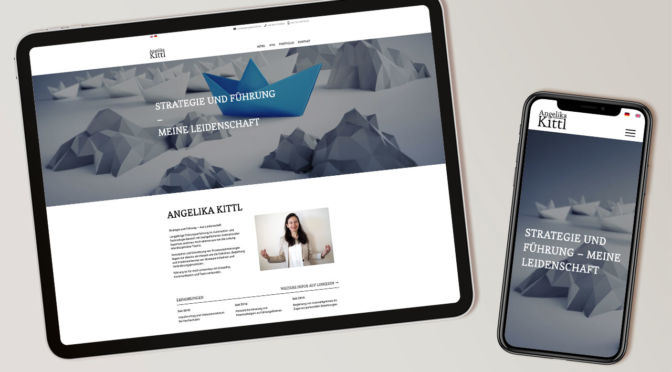 Angelika Kittl | Responsive Wordpress Website