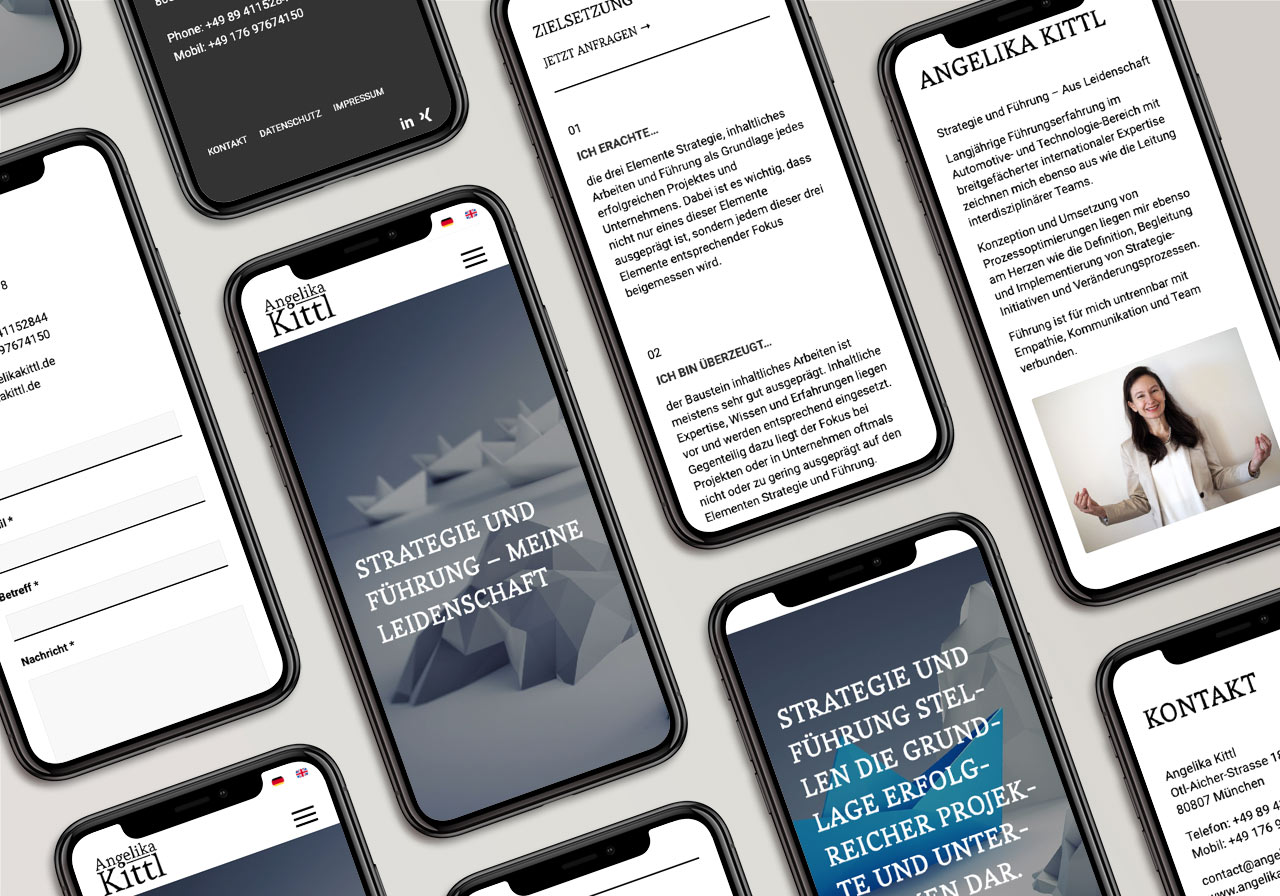 Angelika Kittl iPhone Mockup
