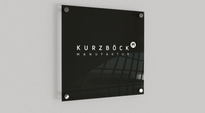 Manufaktur Kurzböck | Firmenschild