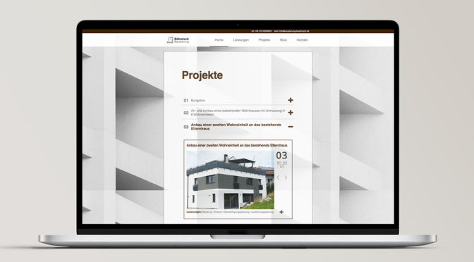 Böhmisch Bauplanung | Responsive WordPress-Onepager