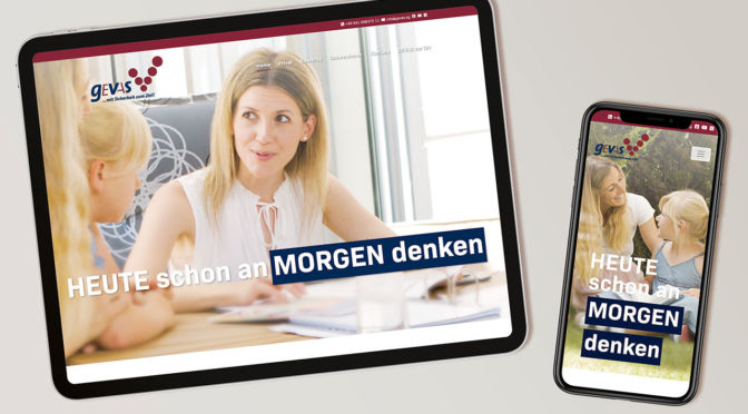 Gevas AG | Responsive TYPO3 Website