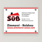 Schilderdesign für Zimmerei Süß