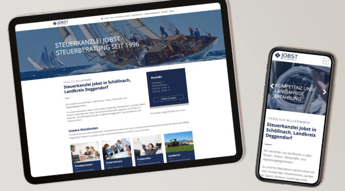 Steuerberater Jobst | Responsive TYPO3 Website