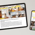 Spot Munich Website-Seiten auf Tablet und Mobiltelefonen