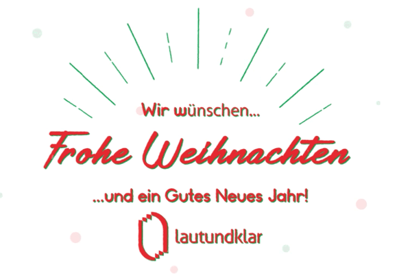 Frohe Weihnachten!
