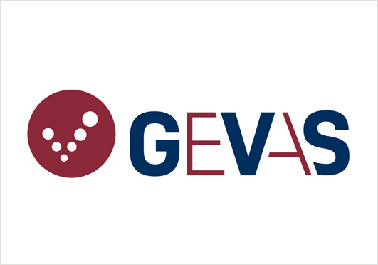 Gevas Logo bunt auf weiß