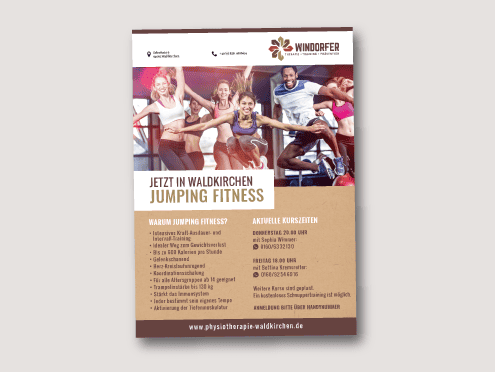 Windorfer Plakate "Jumping Fitness" Design