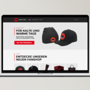 Ansicht des SkanCraft Fanshops auf Tablet und Smartphone
