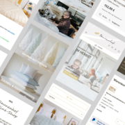 Seitengestaltung der Daunenhof-Website