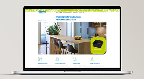 florever europe | Online-Shop, Logo-Redesign, Geschäftsausstattung