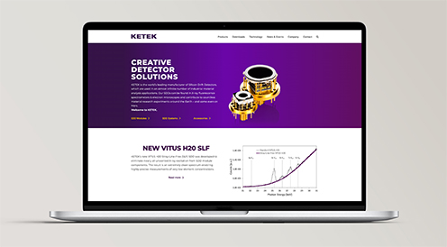 Neue Website für KETEK GmbH