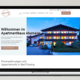 Laptop mit Website des Apartmenthaus Absmeier, Bad Füssing, präsentiert.