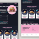 Webdesign für pflanzlichen Fischburger von CatchFree mit Produktfotos und Kontaktdaten.