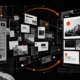Bild illustriert einen Website Relaunch mit symbolischer Darstellung einer alten und neuen Website
