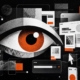 Symbolische Darstellung eines Auges, dass Webdesign Trends im Blick hat