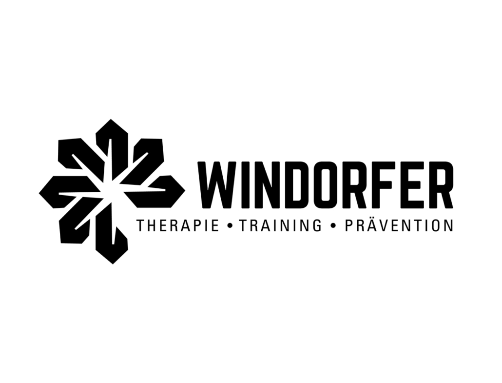Logo von Windorfer: Therapie, Training und Prävention für Gesundheit und Fitness.