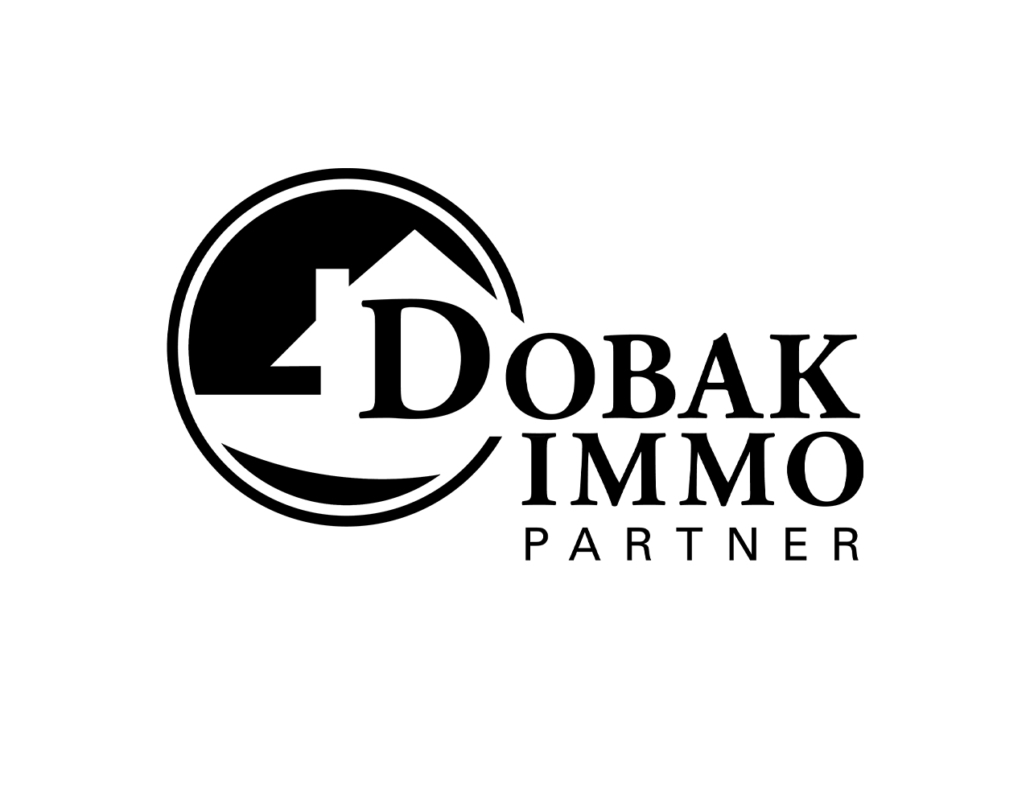 Logo von Dobak Immo Partner für Immobilienservices in einer minimalistischen Design.