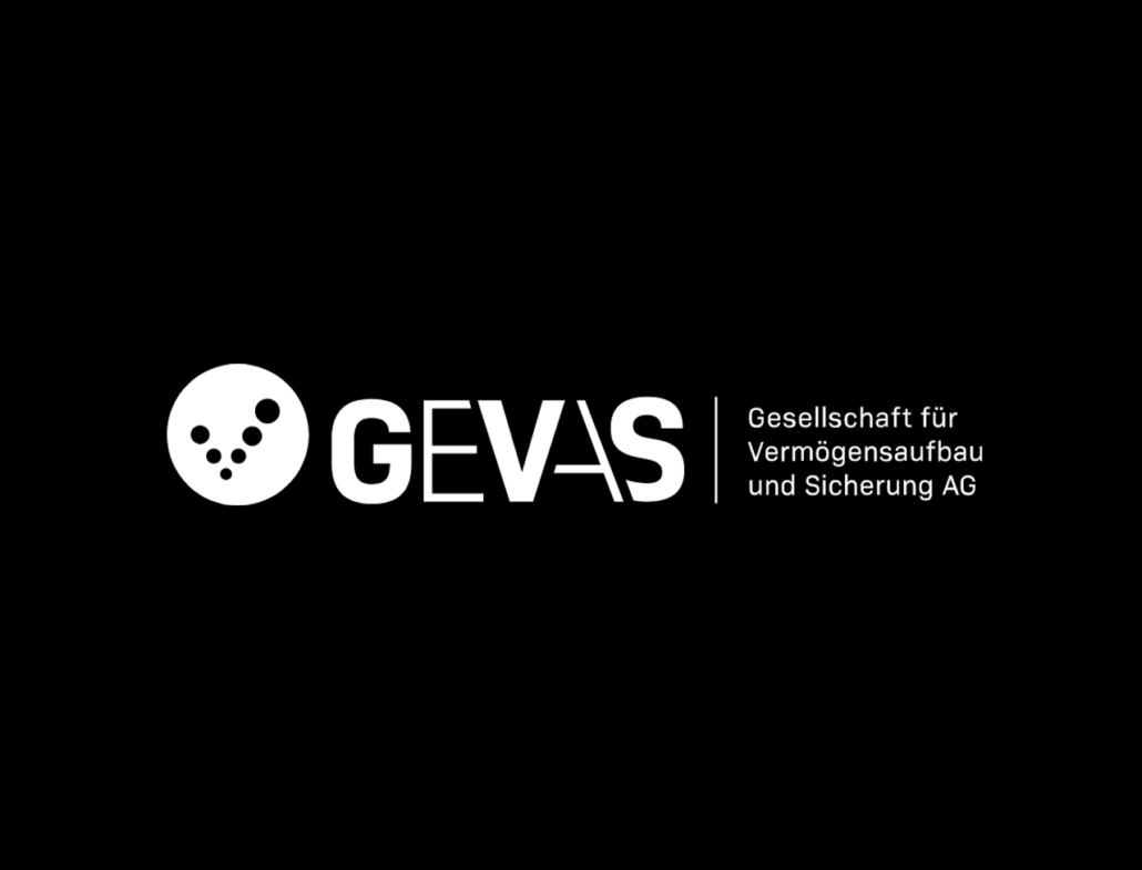 Logo der GEVAS AG – Gesellschaft für Vermögensaufbau und Sicherung.
