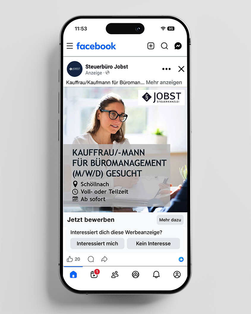 Anzeigebild für Stellenangebot: Kauffrau/Mann für Büromanagement in Schöllnach gesucht.